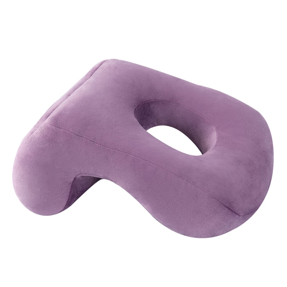 Memory Foam Pillow Desk Nap Pillow With Hollow Ideal For Face Down Sleeper Back Support Removable Washable Cover 20: D