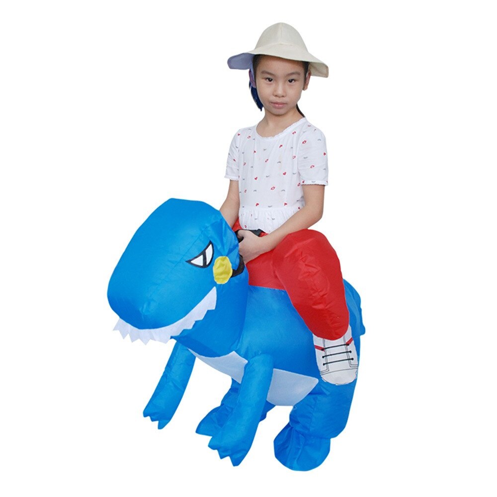 Aufblasbares dinosaurier-kostüm für freundlicher, purim, jungen und mädchen, Party, cosplay, lustiges karnevals- und halloween-kostüm