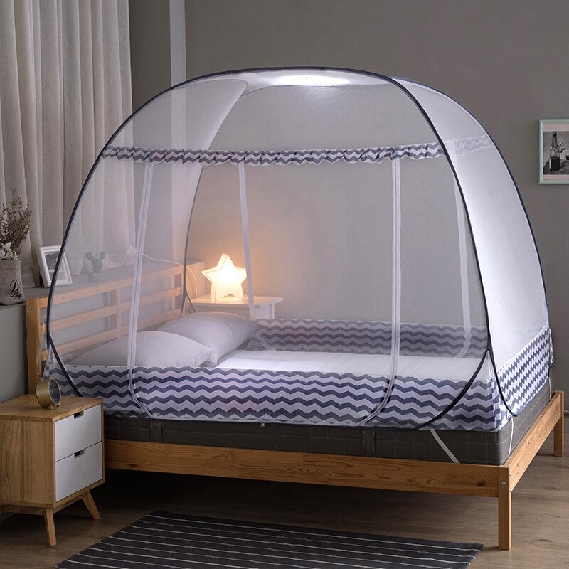 180cm Mosquito Net Tent Home Decoration Student Double-Layer Breathable Mosquito Net Bed Mosquito Net
