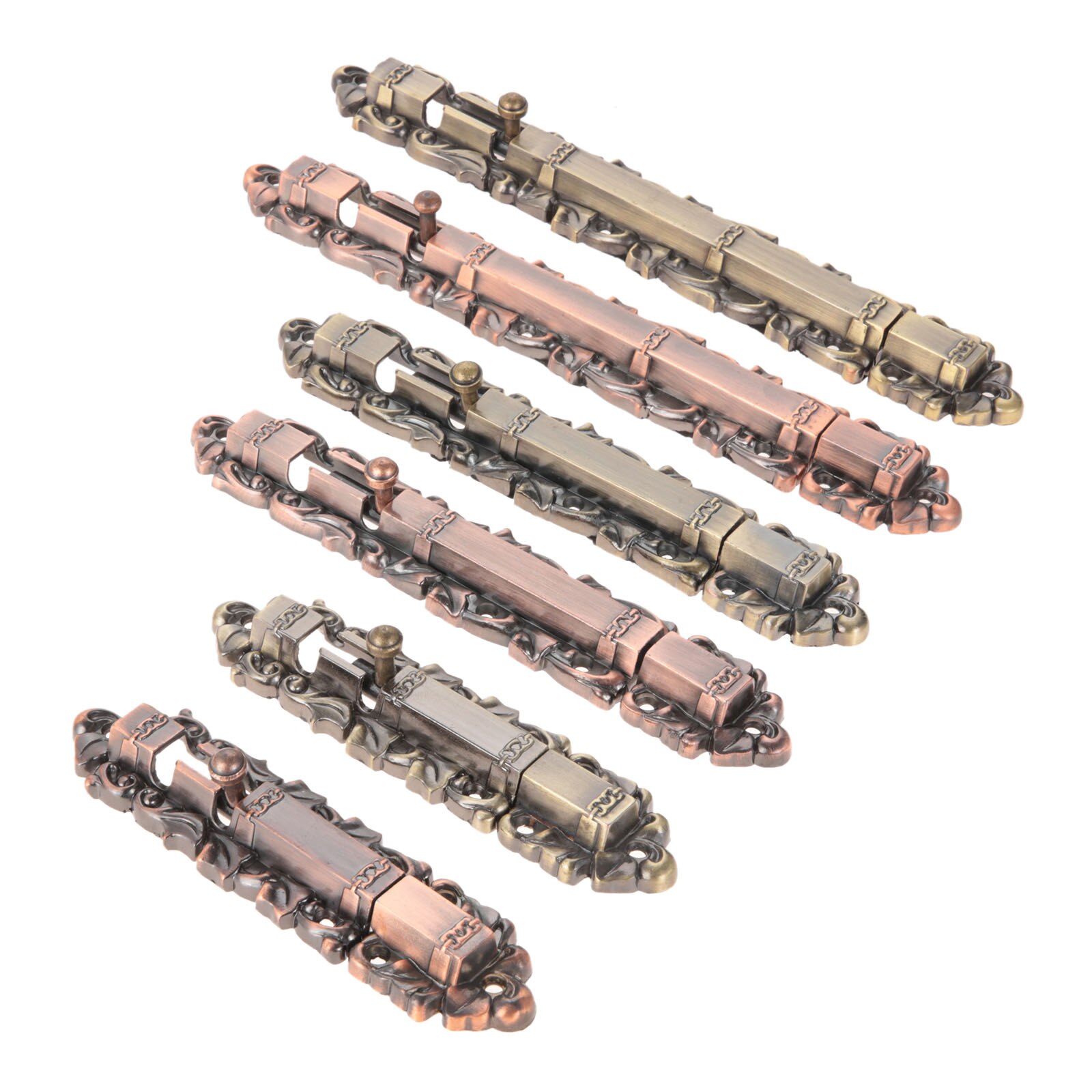 Door Bolt w/screw Antique Bronze/Copper Gate Latch Alloy Classical European Retro Decor Wood/Metal Doors Window Pin 150-250mm