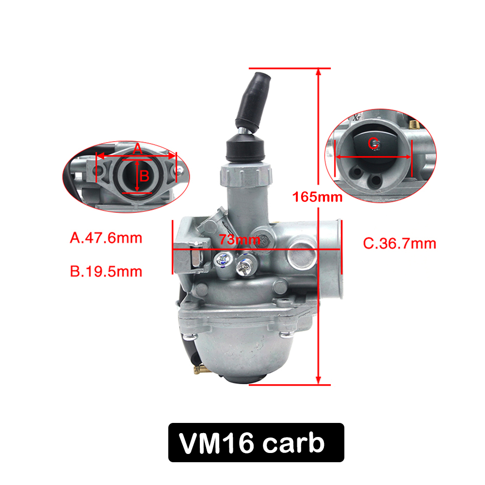 Alconstar Mikuni Carburateur VM16 VM22 VM26 VM28 Voor 150cc 160cc 200cc 250cc Motor YAMAHA DT125 CRF KLX TTR Pit Dirt fiets