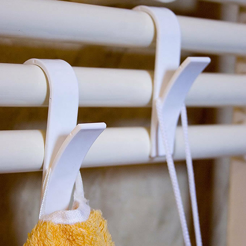3 stk bøjle til opvarmet håndklæde radiator bøjle badekar krog holder tøj percha bøjle tørklæde bøjle