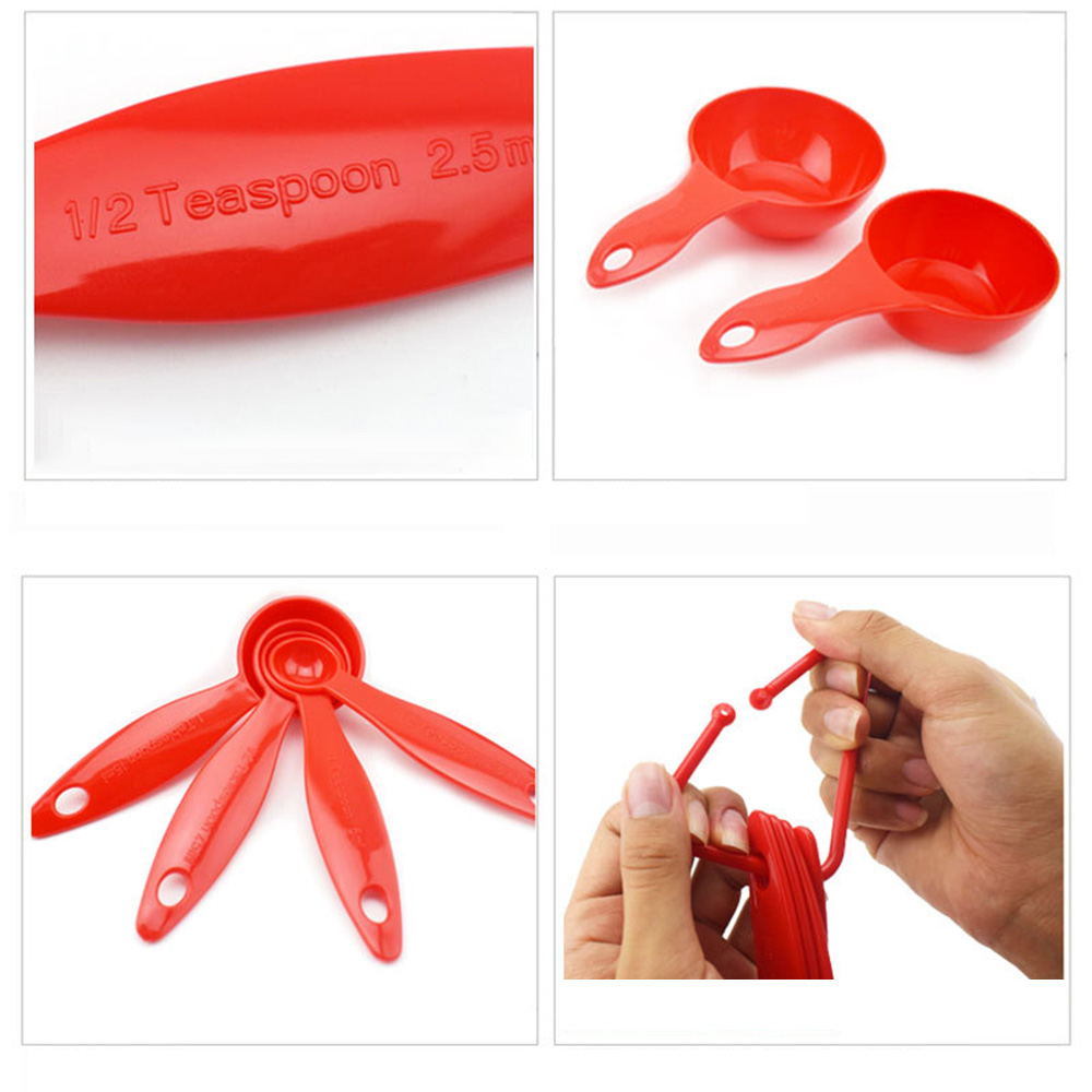 8 Pieces/set Measuring Spoons Spice DIY Cake Baking Measurement Kitchen Gauges Stackable Tablespoons Home Tool Accessories