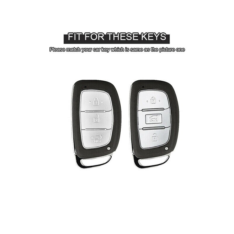 Carcasa de fibra de carbono TPU para llave de coche, cubierta protectora de piel para Hyundai I30 iX20 IX35 I40 Ix25 Tucson Verna Sonata, llavero de coche