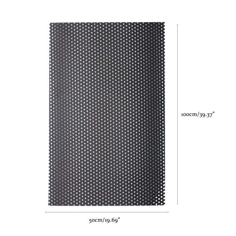 Computer Chassis Fan Dust Filter Mesh PVC Computer PC Case Fan Dust Proof Filter Cover Grills Black 1.5mm Aperture