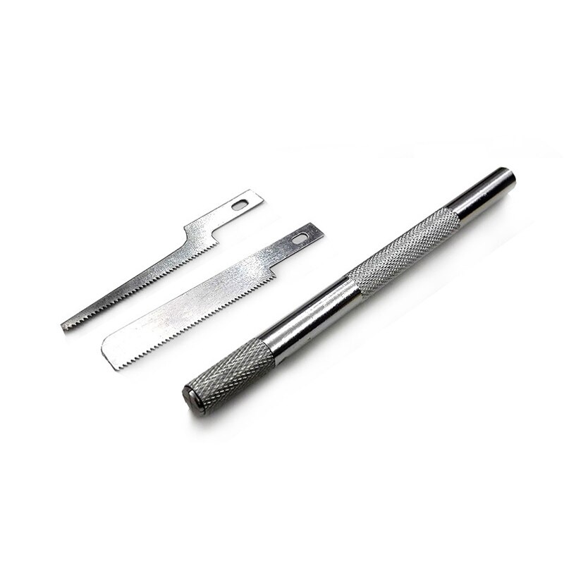 Model maken tool Staal model saw Mini handzaag Dunne blade Met 2 zaagbladen: Set A