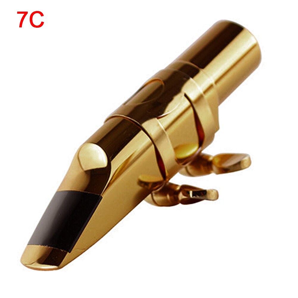 Sound Nozzle Accessories Saxophone Mouthpiece Metal Practical With Cap Tone Alto Sax 5C/6C/7C/8C: 7C