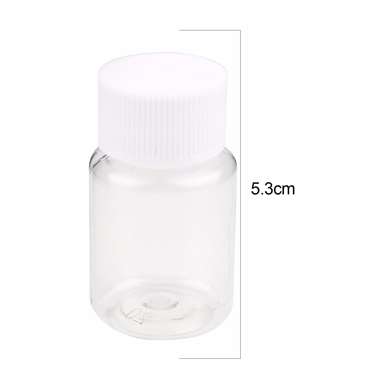 10PCs 15ml-300ml Transparent Clear PET Bottles Storage Loose Spacer Beads Wishing Bottles Empty Spice Bottles Jars DIY Crafts: 20ml