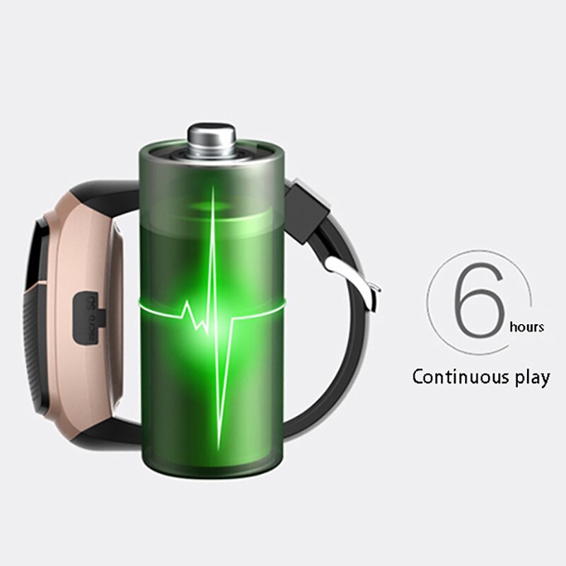 B90 Bluetooth Lautsprecher Uhr, Multifunktionale Tragbare Clever Armbinde