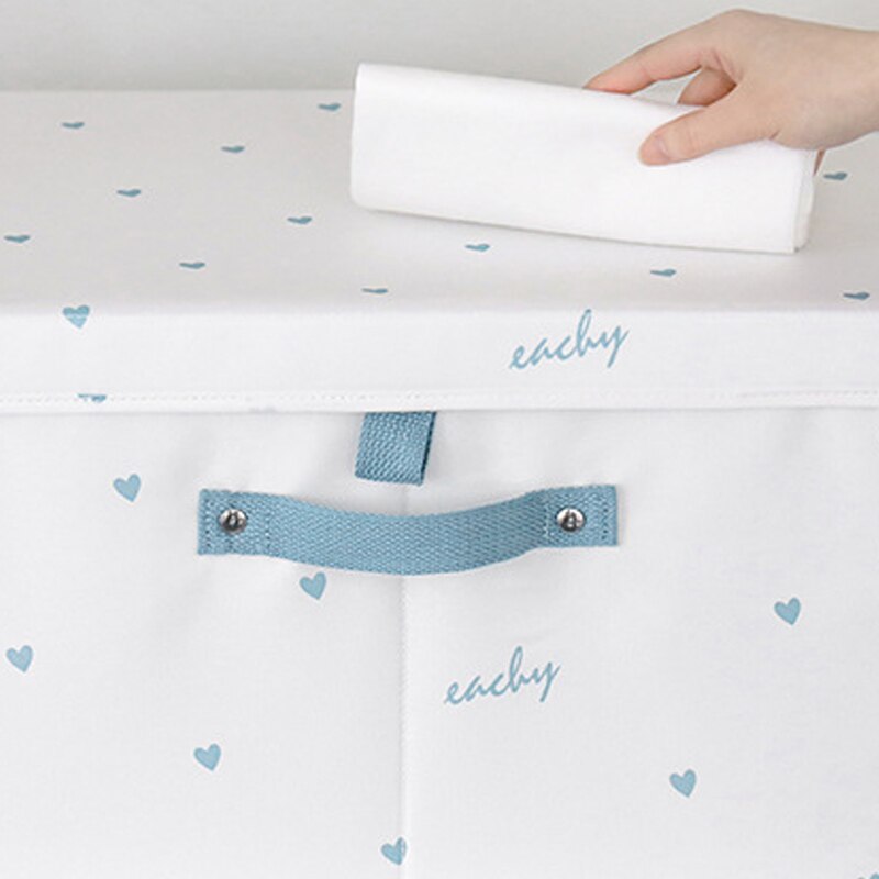 Clothes storage box Fabric Wardrobe storage box Finishing box Clothes storage box Household folding Oxford cloth big box
