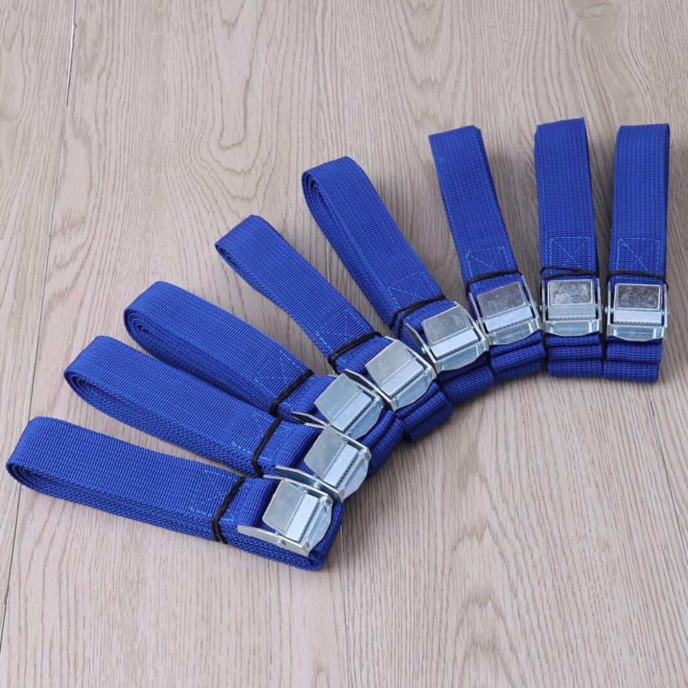 8Pcs Car Roof Rack 300cm Nylon Tension Rope Lashing Strap With Buckle Belt For Boat Cargo Kayak Car Roof Rack Luggage Carrier