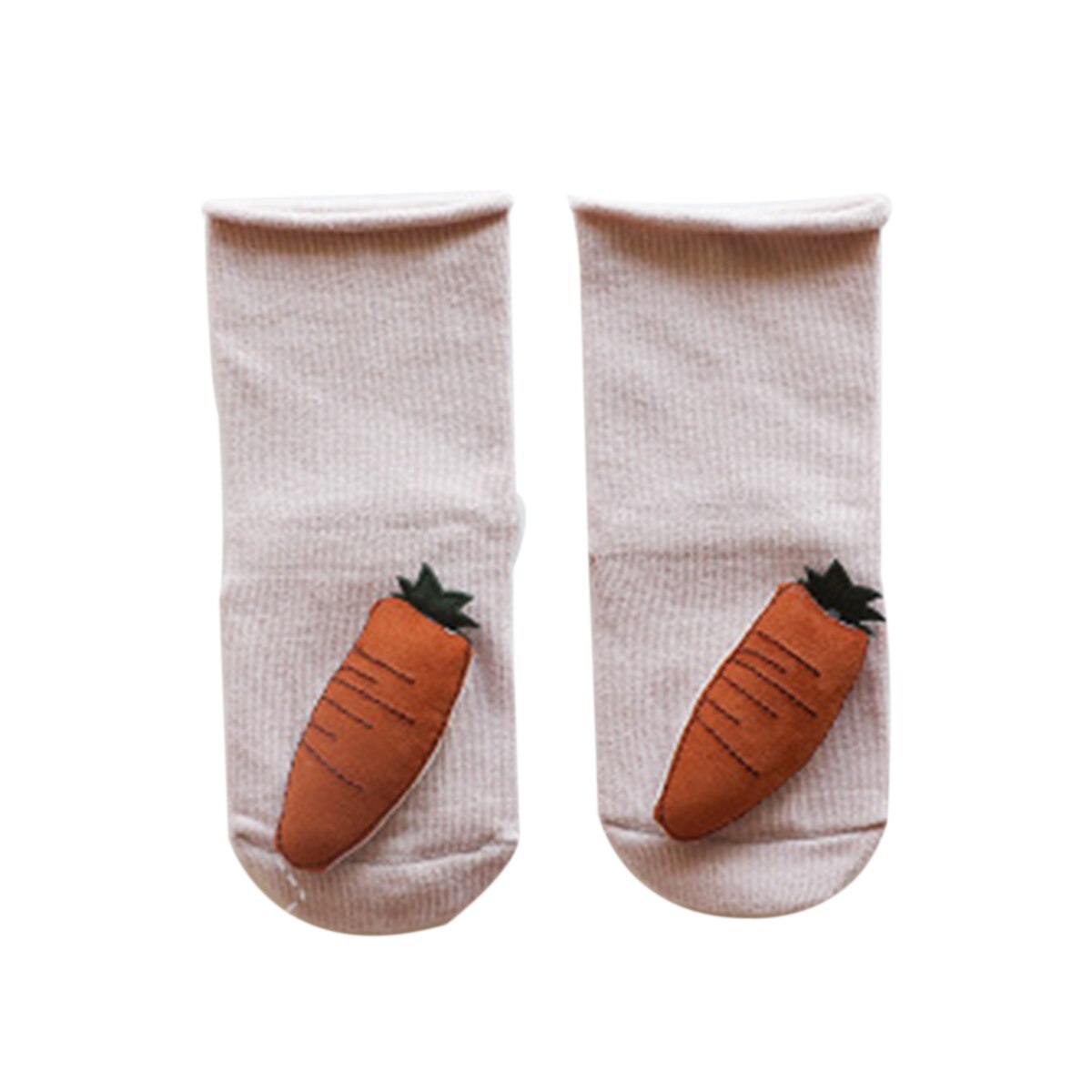 Baby Sokken Mode Cartoon Dier Katoenen Kousen Zachte Anti-Slip Medium Buis Warme Sokken Voor Kinderen 0-3 jaar: Rood / 0 to 1 years