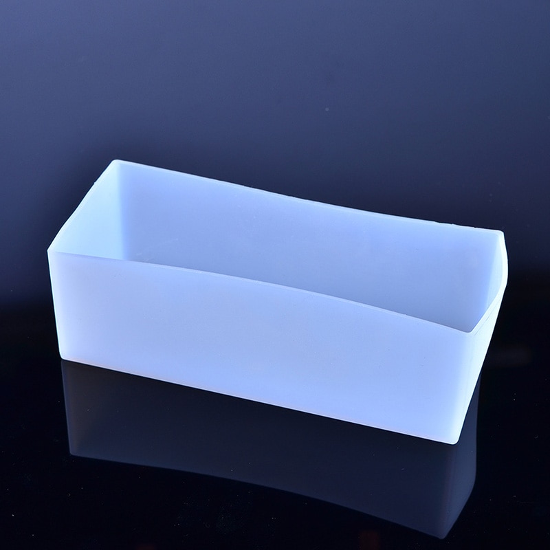 Nicole silikone sæbeform rektangel hvid foringsform til håndlavet værktøj