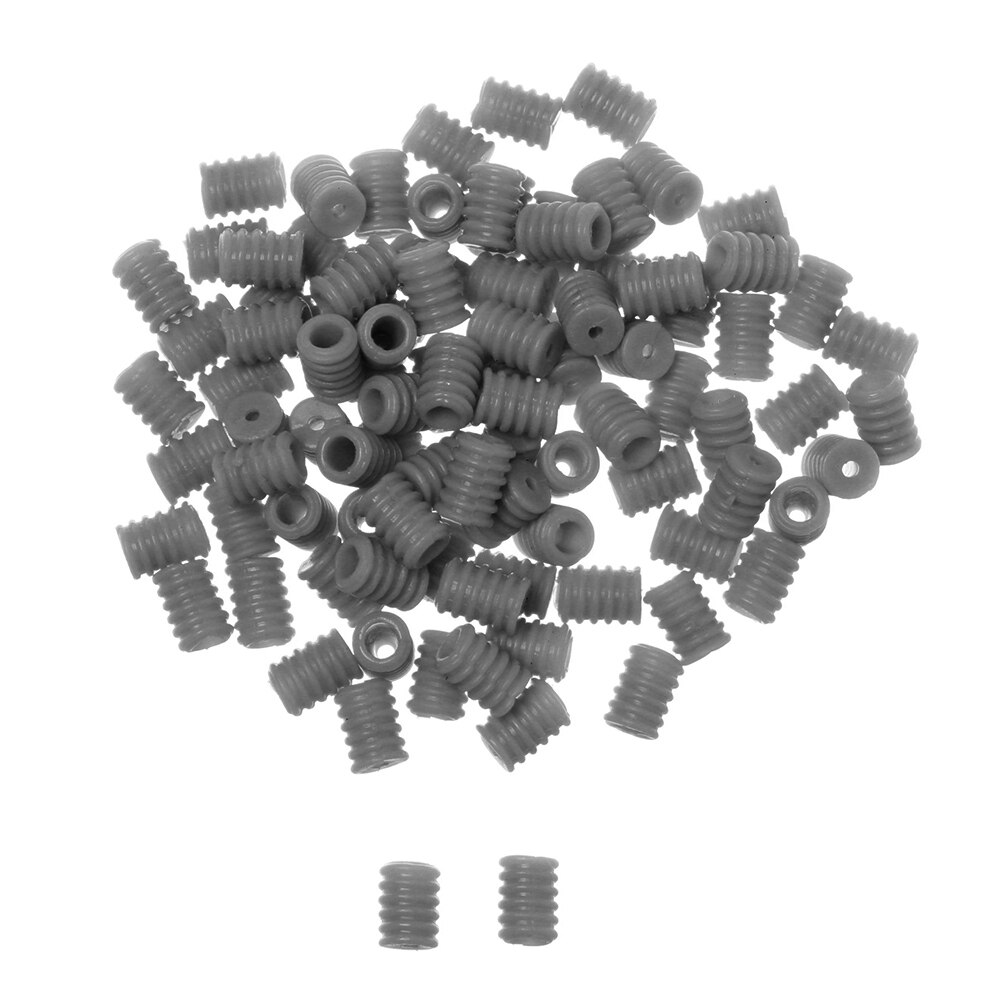 100Pcs Volwassen Kinderen Verstelbare Siliconen Koord Sloten Non Slip Stopper Kleurrijke Lanyard Gesp Koortjes Schakelt Accessoires: light grey