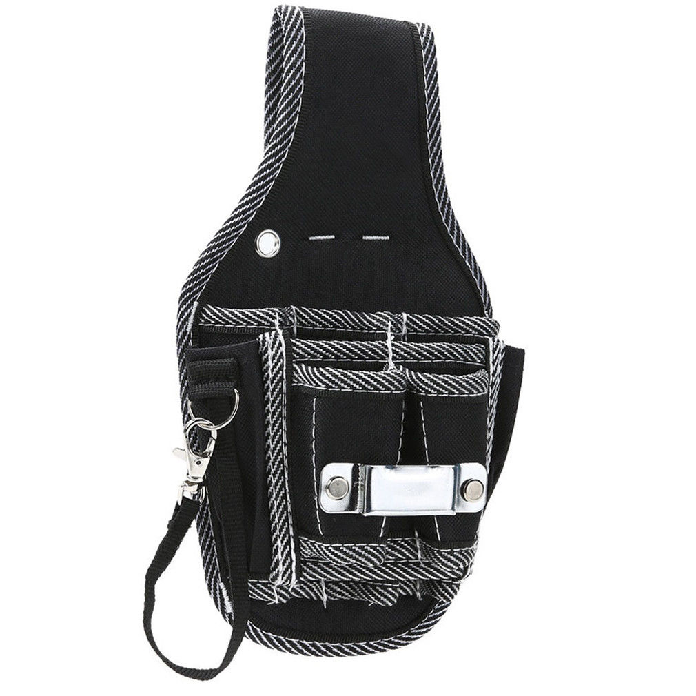 Electrician Waist Pocket Tool Belt Pouch Bag Screwdriver Kit Holder Case Cal: Default Title