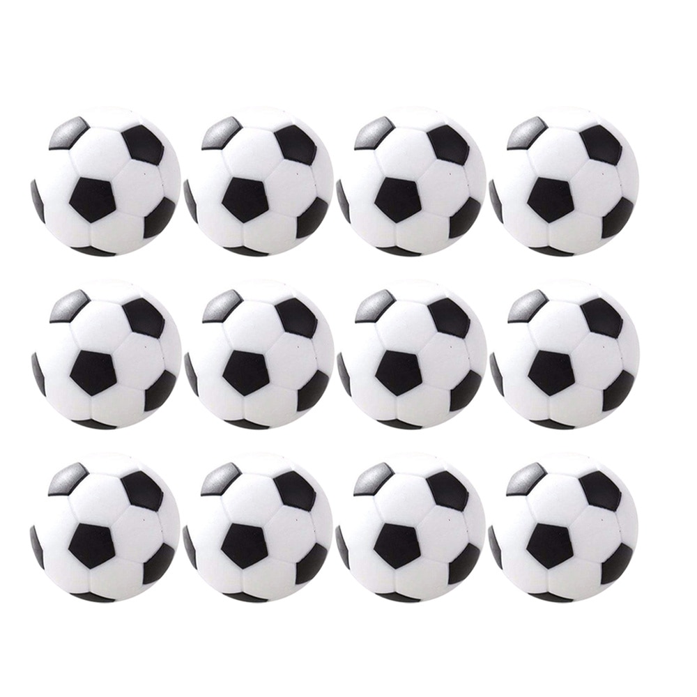 12 stk 31mm bordfodbold sjov interessant holdbar fodbold bordplade spillebold til børn børn