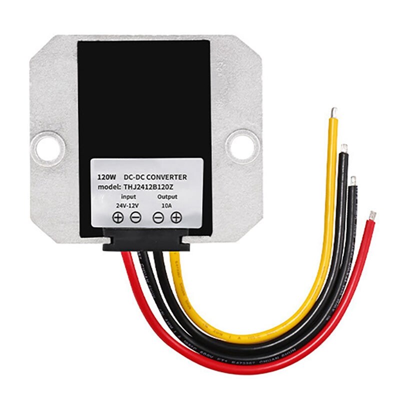 24V To 12V 10A Stabilizer DC Conversion Module DC Transformer DC Converter Step Up Down Module &amp; Ethernet Cable, 20M