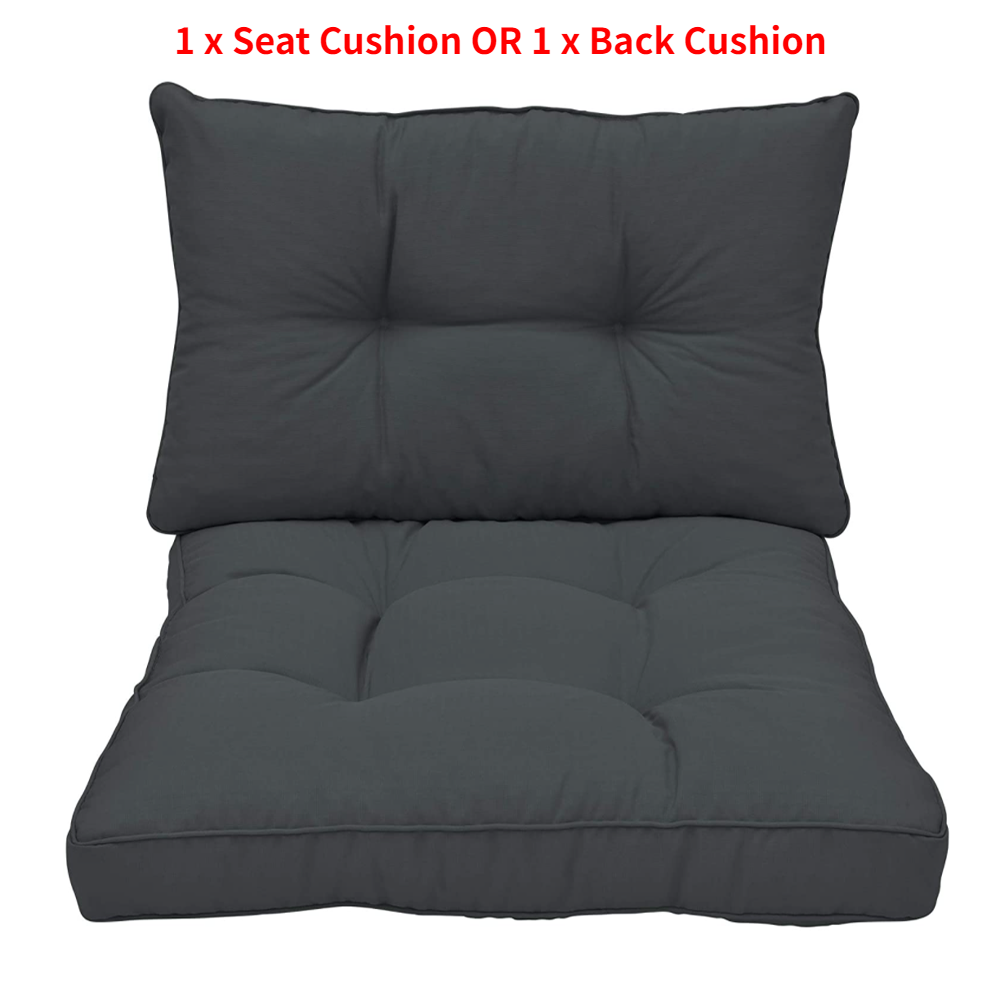 Morbuy Rond Coussins De Jardin, Couleur Unie Coussin Exterieur