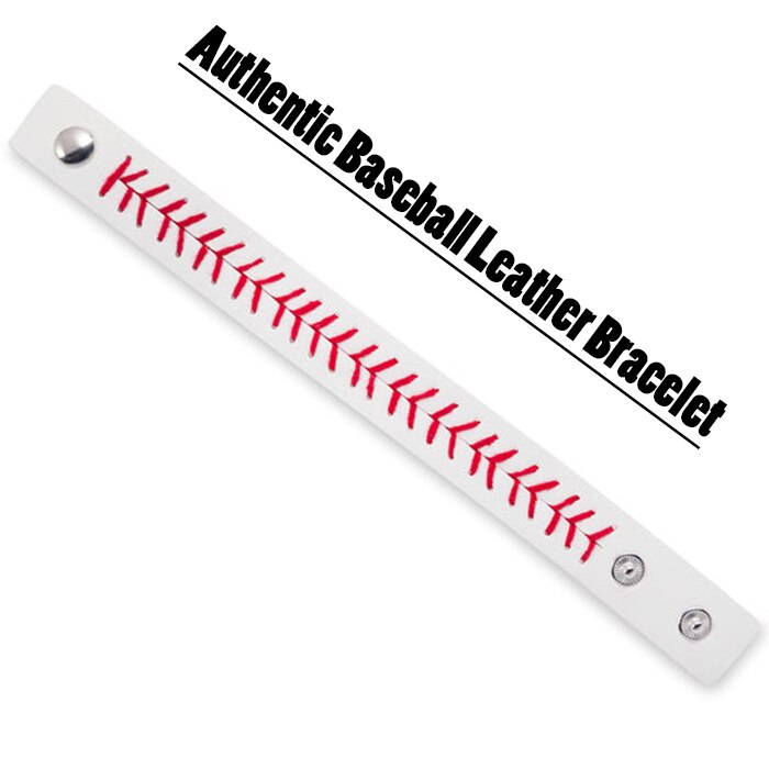 Authentieke Baseball Lederen Armband