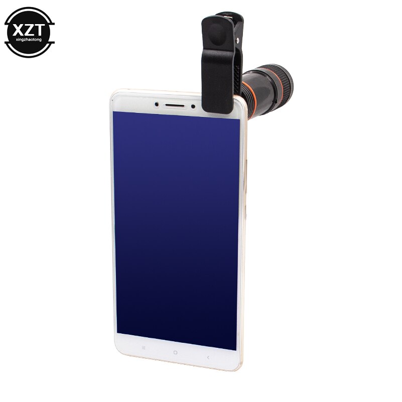 2019 telefono cellulare obiettivo fotocamera 12X Zoom teleobiettivo HD telescopio esterno con Clip universale per iPhone Smartphone Sumsung