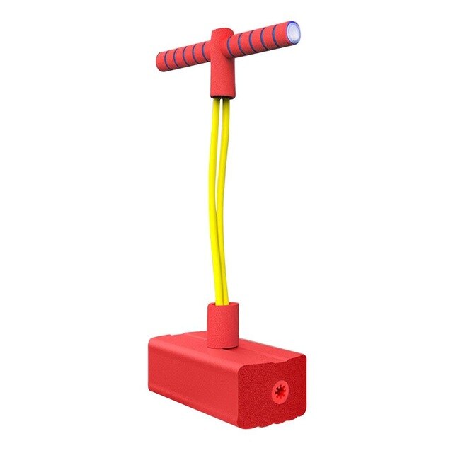 Children'S Pole Jumper Kids' Toy Safty Bungee Silicone Seat Belt Jump Children'S Jumper Children: red without light