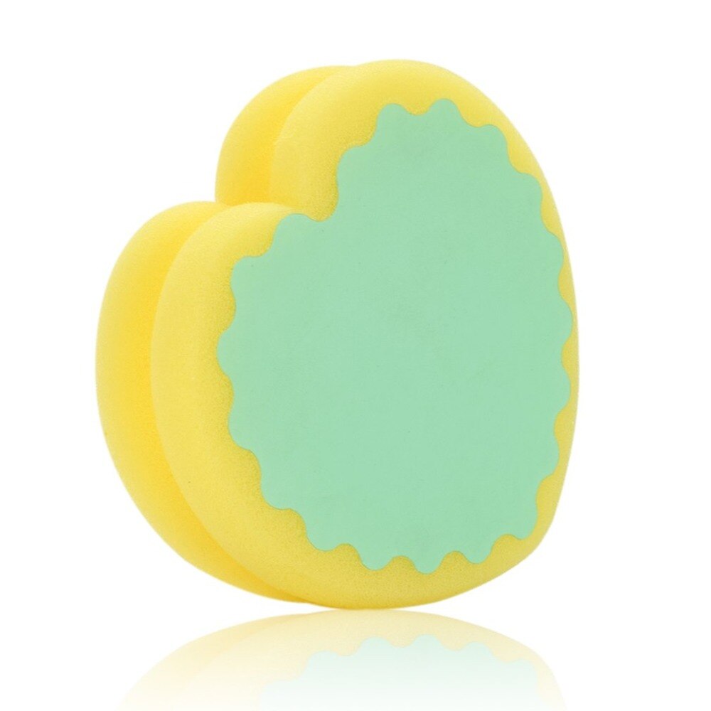 1pz a Forma di Cuore Indolore Viso di Rimozione Dei Capelli Depilazione Spugna Doppio-di lato pad Ceretta Lucidatura Viso del Piedino Del Braccio di Capelli strumento di rimozione