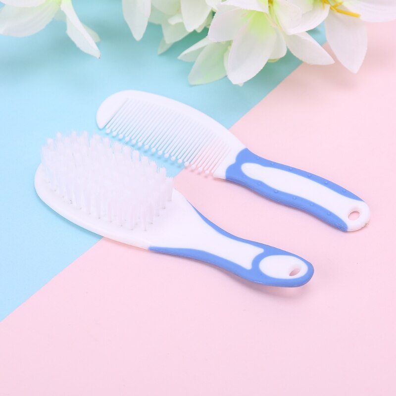 1 ensemble bébé brosse peigne cheveux Massage tête cuir chevelu -né enfants soins Kit de préparation