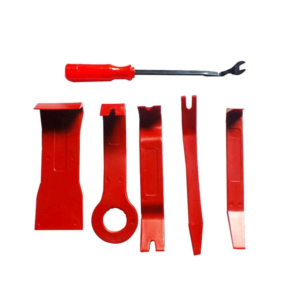 6Pcs Car Door Plastic Trim Panel Installation Removal Pry Tools Kit