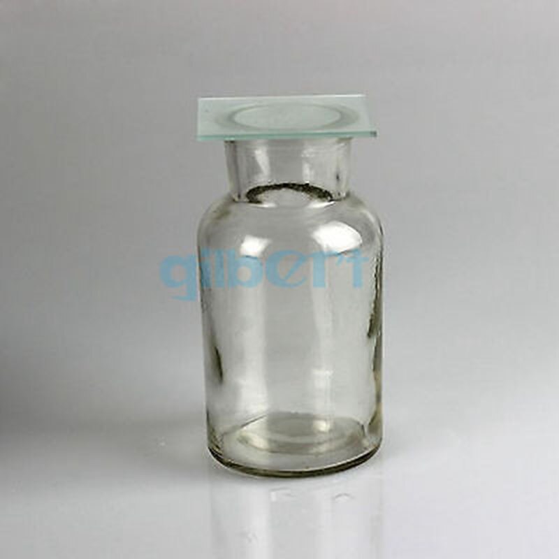 60ml Bottom Diameter 42mm Lab Glass Gas Collecting Bottle with Frosted Glass Cap