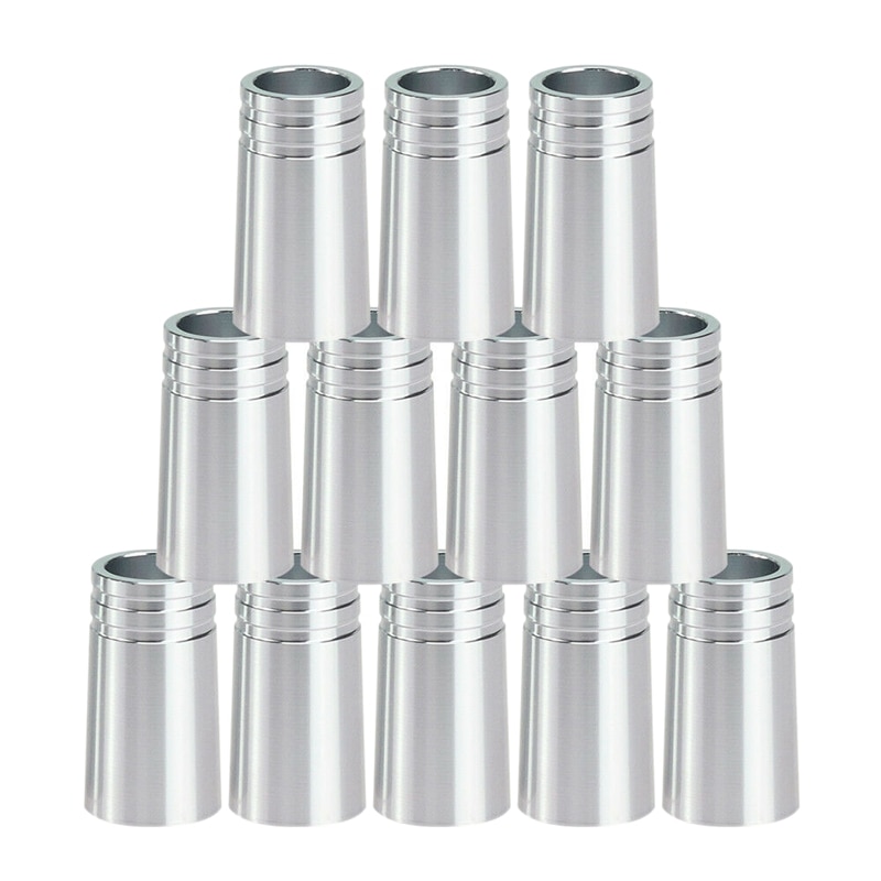 12Pcs/Pack Golf Ferrules .370 Aluminum for Irons Shafts Golf Club Accessories: Default Title