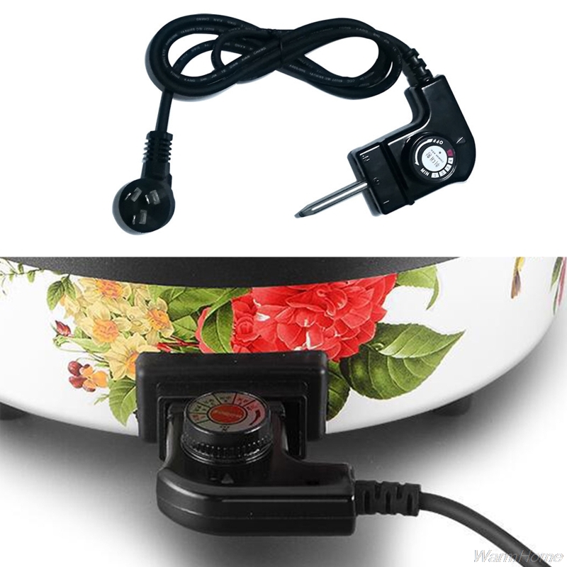 Cable de alimentación ajustable con regulador automático para horno eléctrico, enchufe de clavija para olla de calefacción eléctrica, US/UK/SA/EU/CN, M25 21: CN Plug
