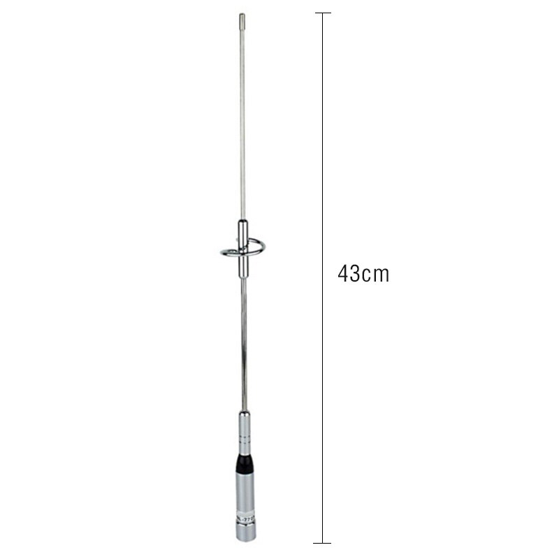 Kaksikaistainen antenni uhf / vhf 144/430 mhz 2.15 / 3.0 dbi high gain amatööri matkapuhelinradio  sl16 /  uhf-j / m tyyppi