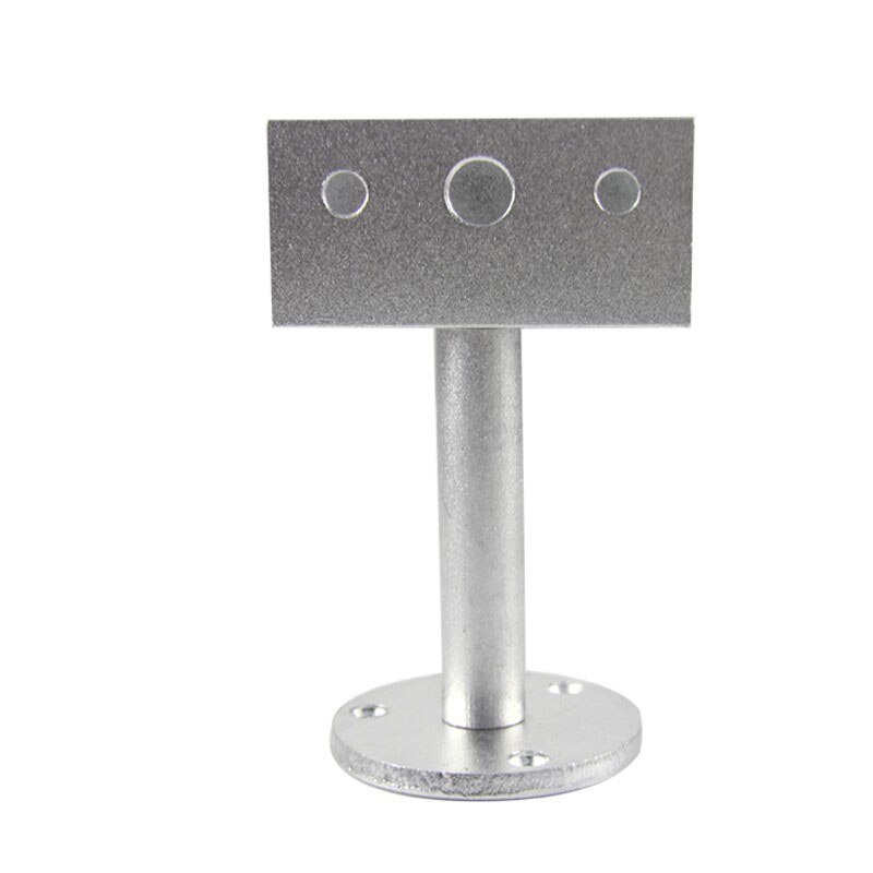 Aluminum Alloy Combination Glass Clamp Support Bracket Feet Holder Partition Leg Hotel Bathroom Household Hardware