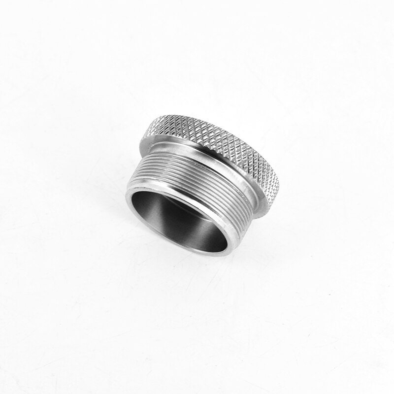 1/2x20, 1/2x36, M13.5x1, M14x1, M15x1, M16x1 Stainless Steel End Cap Cover Mount for Modular Solvent Trap all 1.375x24 Kit
