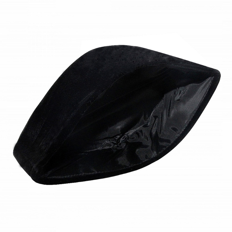 Chapeau musulman Kufi en velours noir pour homme, chapeau léger, avec tête de mort, Turban, pour prière islamique