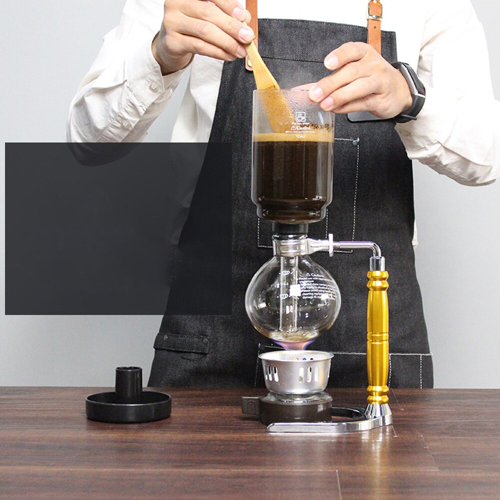 Ménage Siphon Pot Cafetière Pot Verre Cafetière Siphon Manuelle Mise À Niveau Machine À Café