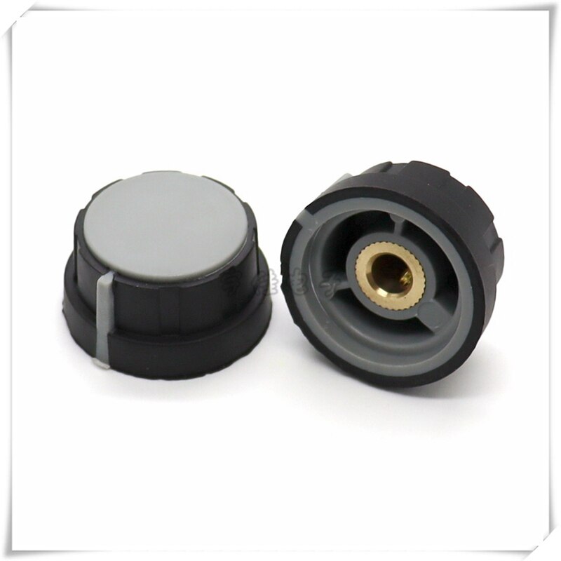2 stück 31 × 16,5 MM gummi knopf Potentiometer knopf kappe frequenz konverter kupfer Ader 6MM knopf weiche gummi Knopf Deckel