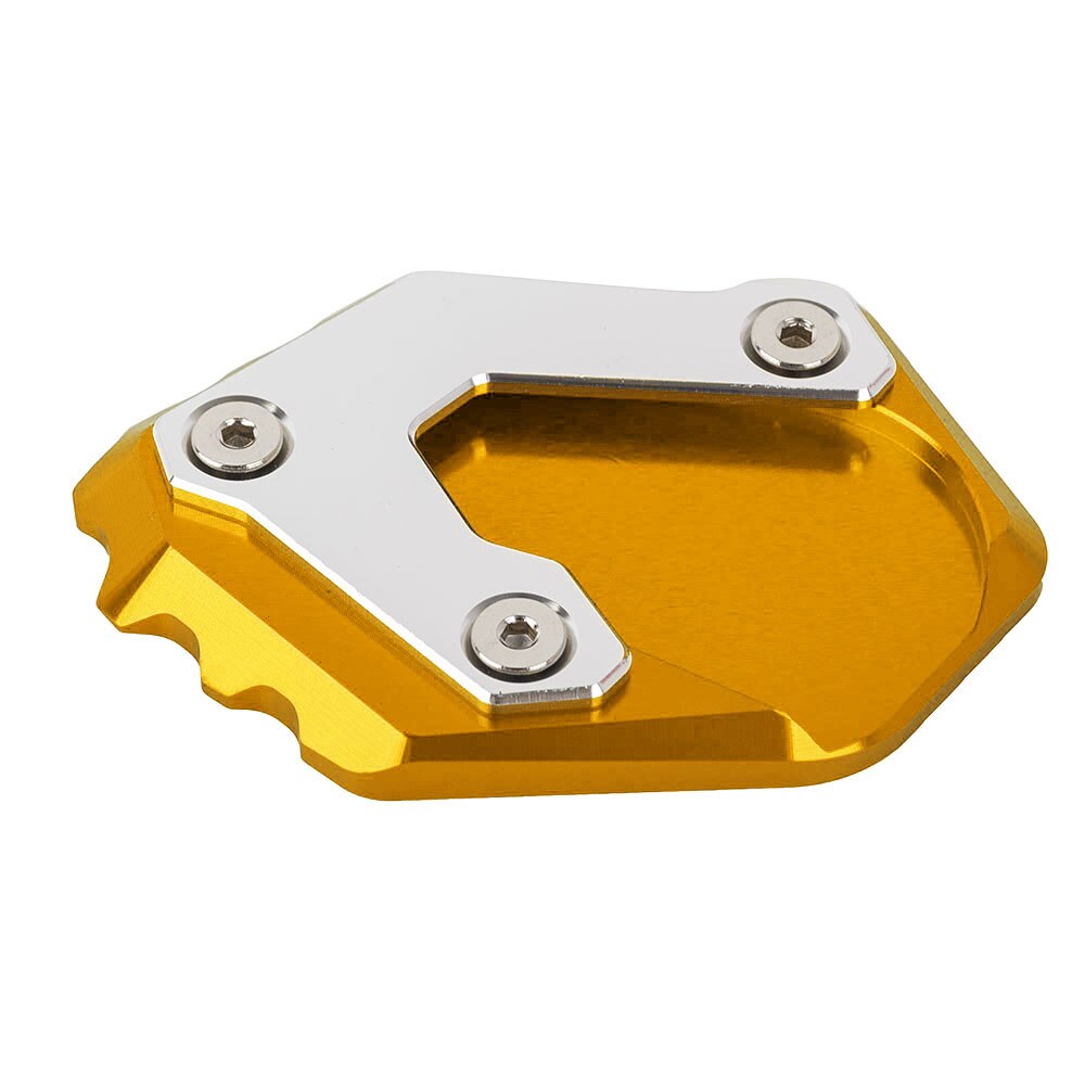 Placa de extensión de pata de cabra para motocicleta, soporte lateral de pie, almohadilla de agrandamiento para BMW R 1200 GS R1200GS LC: Gold