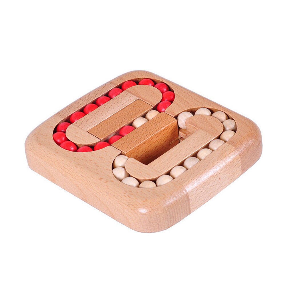Kinesisk traditionel træ hjernetrim puslespil legetøj træ fly bold rulle perle luban lås børn intelligens legetøj