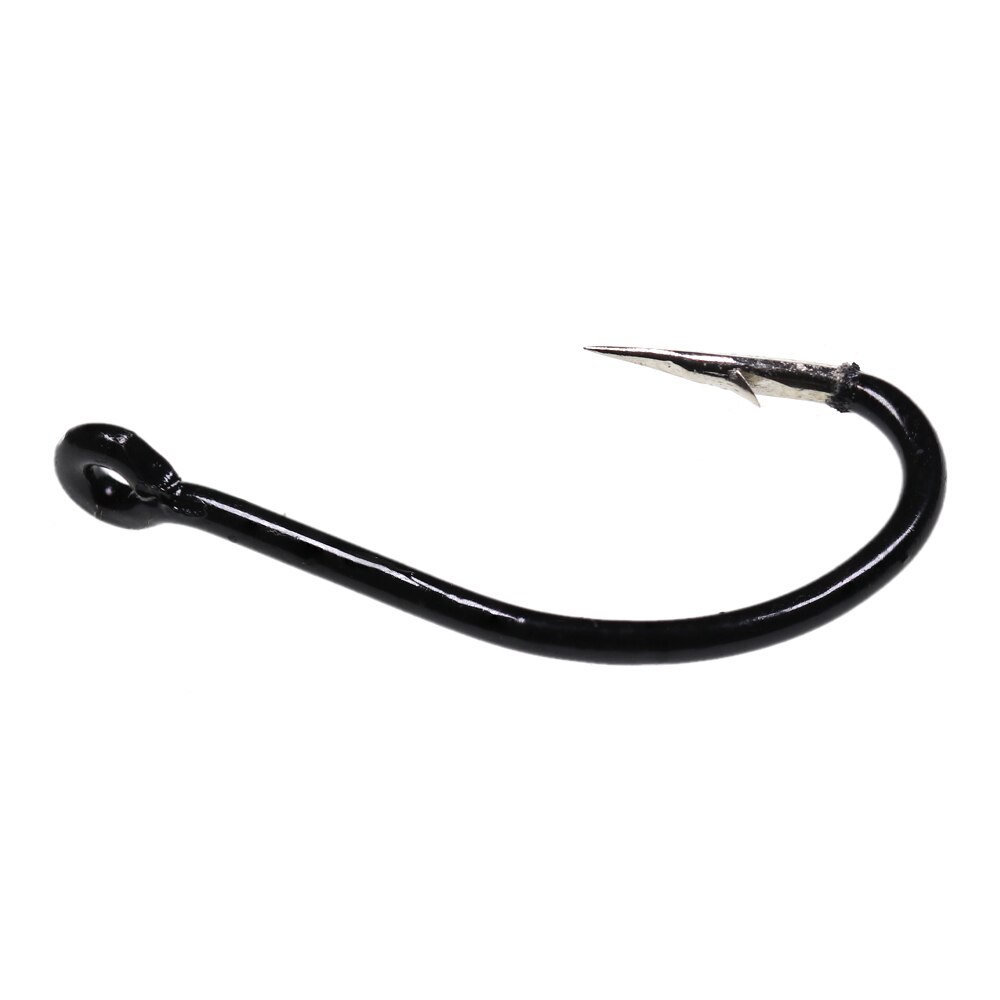 Jigeecarp-anzuelos de pesca de carpa de acero al carbono, anzuelos de pesca fuertes, tamaño 1 #-10 #, para pesca de carpa, 1 paquete