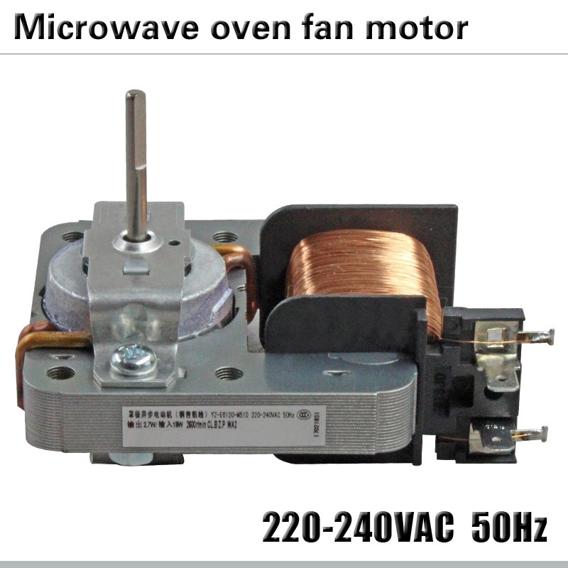 Ventilador para microondas, Motor de 220V, 18W, 2 pines, accesorios para horno microondas