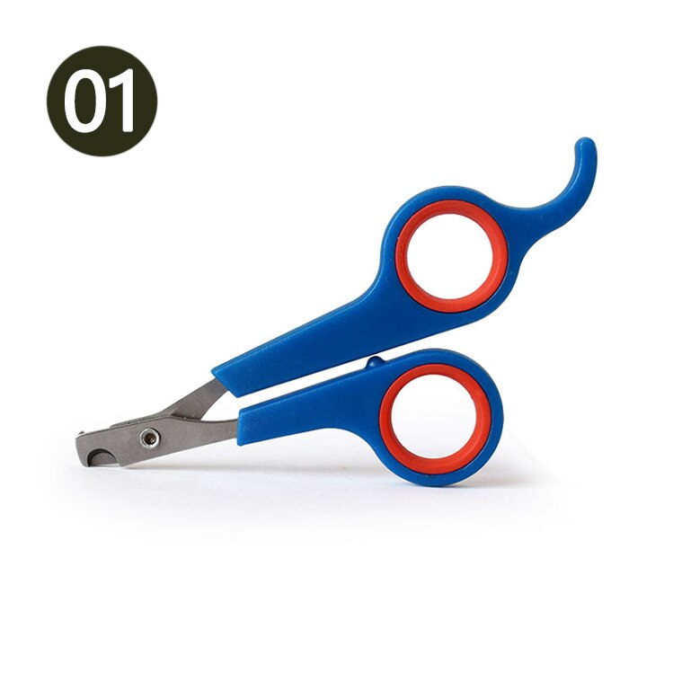 Cortador de garras para perros y Gato, tijeras para cortar uñas, animales, acero inoxidable con cerradura: 01