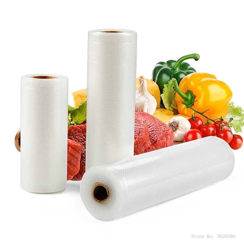 kitchen food vacuum bags for home Vacuum Sealer Food Fresh Long Keeping 15 17 20 25 28cmx5M Rolls bags for vacuum packer