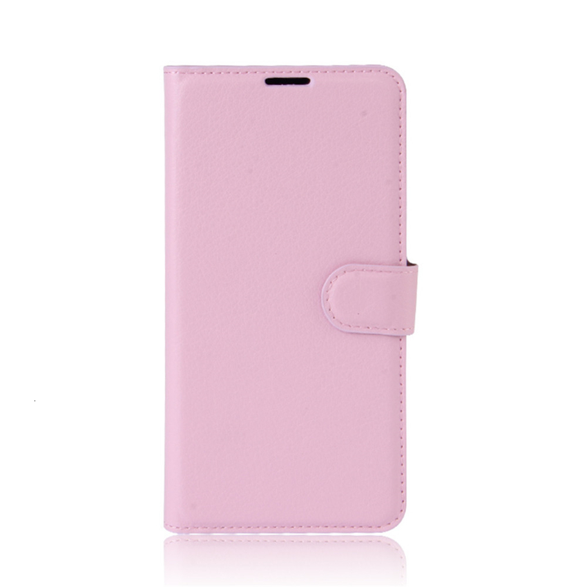 Voor Huawei Y7 Hoesje Flip Lederen Telefoonhoesje Voor Huawei Y7 Portemonnee Lederen Hoes Voor Huawei Y7: Roze