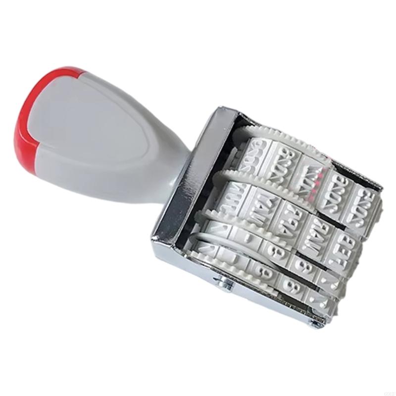 69HF Rubber Stamp Line Dater Date Stamp for Scrapbooking Packaging Craft