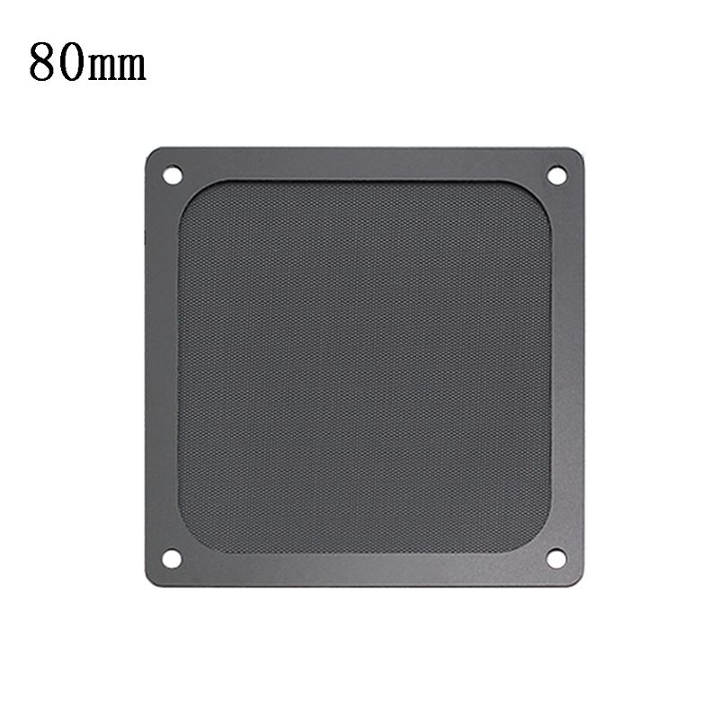Filtro antipolvere magnetico coperchio della ventola a rete antipolvere protezione della griglia della rete con foro per PC accessori per ventola di raffreddamento della custodia del Computer: 80x80mm