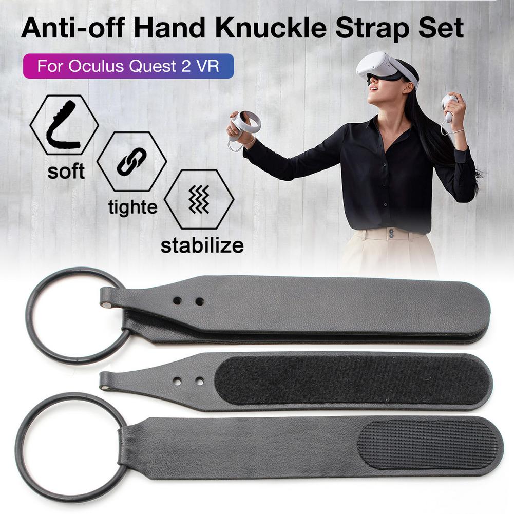 For Oculus Quest 2 VR Controller Handle Wrist Strap Handle Grip Anti Falling Fixed Belt Non-slip Strap Adjustable VR Accessories