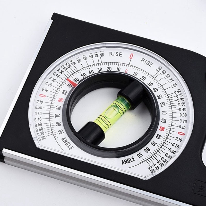 Multifunctional with Magnetic Gradient Measuring Instrument Universal Oblique Angle Protractor Angle Slope Meter Angle Foot Slop