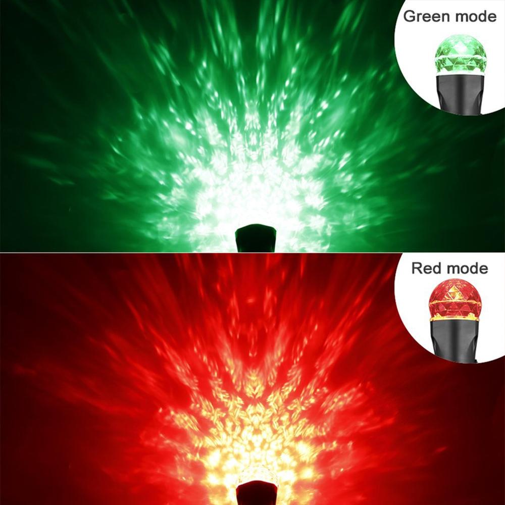 US Plug Waterproof Magical Spotlight Rotating Led Projector Light with Flame Lightings for Christmas Festival Decorations