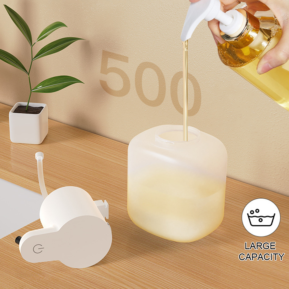 Máquina desinfectante de manos con Sensor automático de 550ml, dispensador de jabón líquido sin contacto de 4 velocidades, dispensador de jabón para platos para cocina y baño